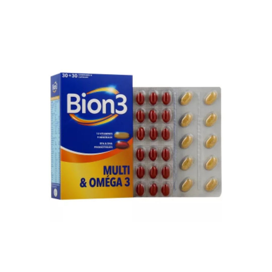 image Bion 3 – Multi & Oméga 3 – 30 Comprimés et 30 Capsules