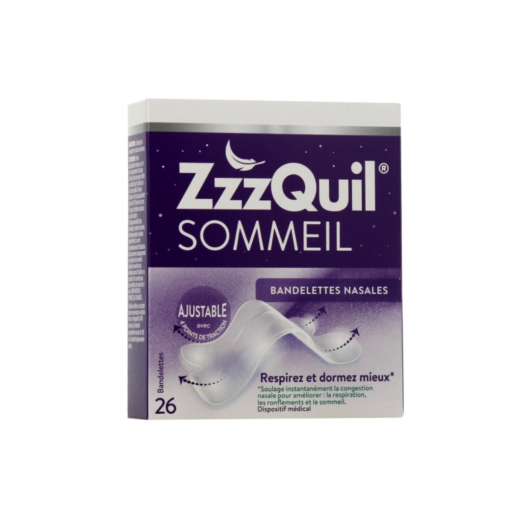 image ZzzQuil Sommeil Bandelettes Nasales